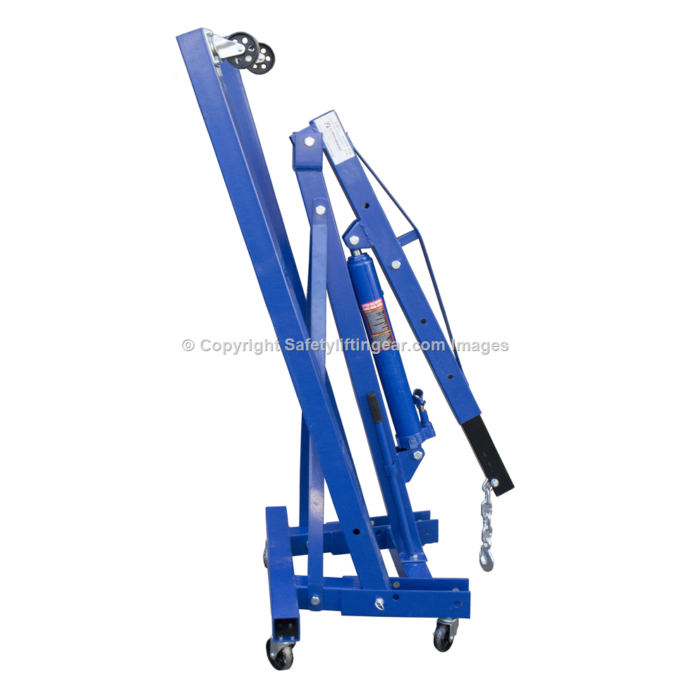 0.5tonne Folding Floor Crane Safety Lifting