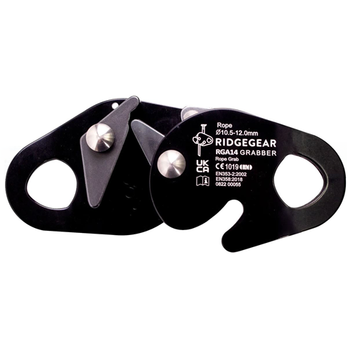 Ridgegear RGA14 Grabber Rope Grab for 10.5-12mm Kernmantle Rope