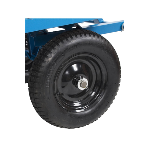 1tonne Heavy Duty Site Trolley c/w Pneumatic Tyres  and Removable Mesh Sides