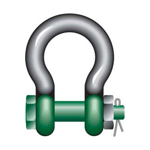 Green Pin 35ton Safety Pin "Polar" Bow Shackle 