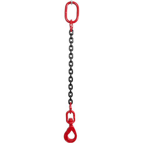 3.15 tonne 1Leg Chainsling, Swivel Self Locking Hook