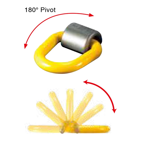 Yoke 8-057 Weld On Lifting Point with Spring 1tonne to 10tonne