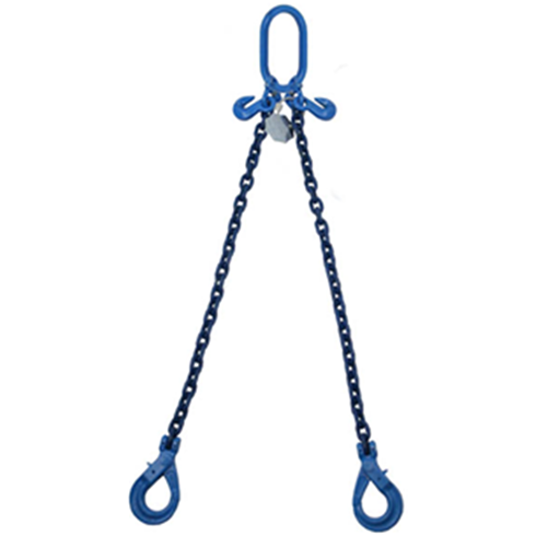 20tonne Grade 100 2-Leg Chainsling c/w Safety Hooks