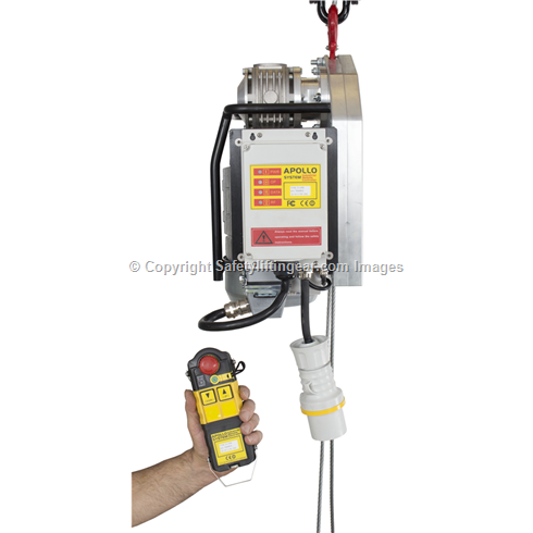 Radio Controlled 500kg Electric Wire Hoist 20mtr 30tr, 60mtr & 120mtr