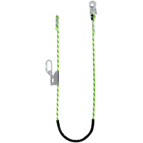 Adjustable Work Positioning Lanyard, 2m - 20m