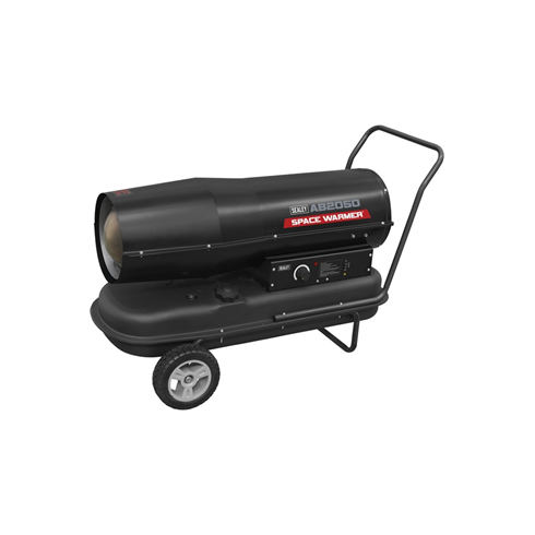 Sealey AB2050 Space Warmer Kerosene/Diesel Heater 205,000Btu/hr with Wheels