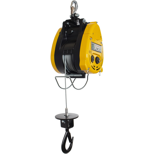 500kg 110volt Wire Rope Hoist c/w Hook Attachment 