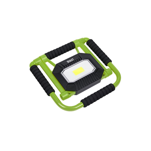 Sealey LEDFL20W Rechargeable Portable Fold Flat Floodlight 20W COB LED Lithium-ion