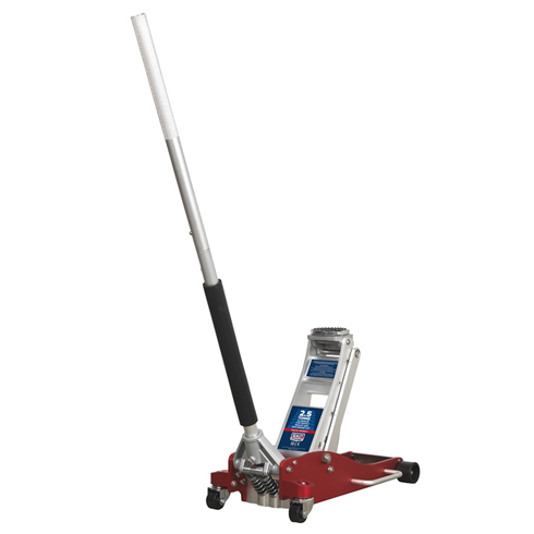 Sealey RJA2500 2.5tonne Aluminium Low Profile Trolley Jack with Rocket Lift