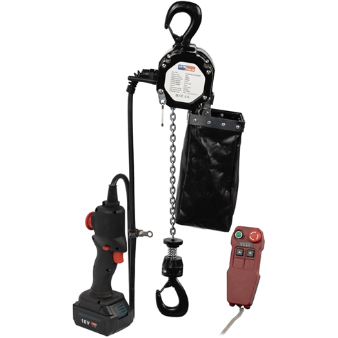 LiftinGear 250kg Battery Powered Electric Chain Hoist 10mtr Lifting Height