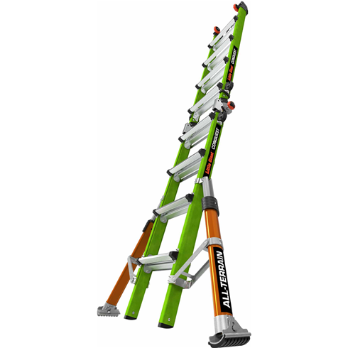 Little Giant Conquest 4-rung Fibreglass All-Terrain Multi-Purpose Ladder