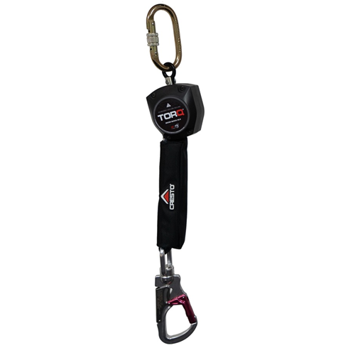 Abtech TORQ Micro 2mtr Fall Arrester, Swivel Hook