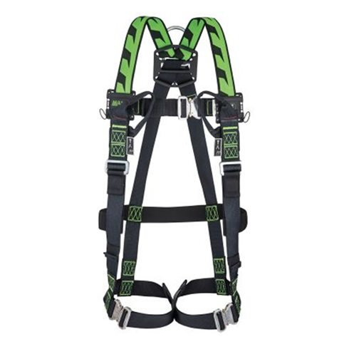 Miller 1032871 Duraflex H-Design Size 1 2pt Full Body Harness 2 Loops