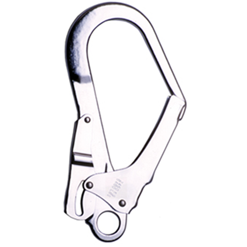 140kg 1.5mtr Twin-Tailed Elasticated Shock Absorbing Lanyard c/w Scaffold Hook