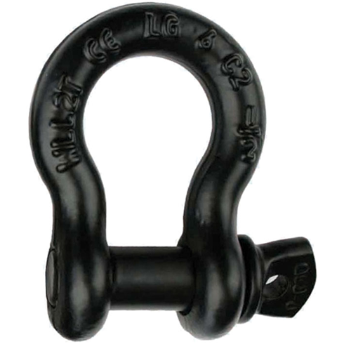 4.75T Black Finish Bow Shackle