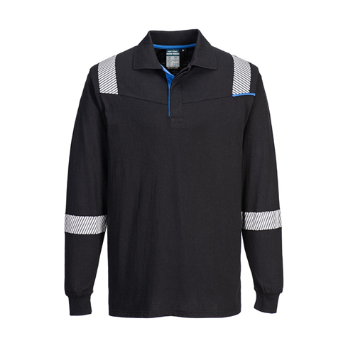 Portwest FR711 WX3 Flame Resistant Long Sleeve Polo 