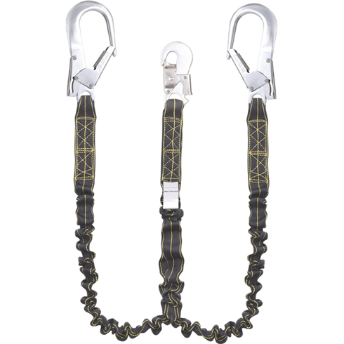 Kratos Safety FA3040620 Revolta 2mtr Forked Energy Absorbing Stretching Lanyard