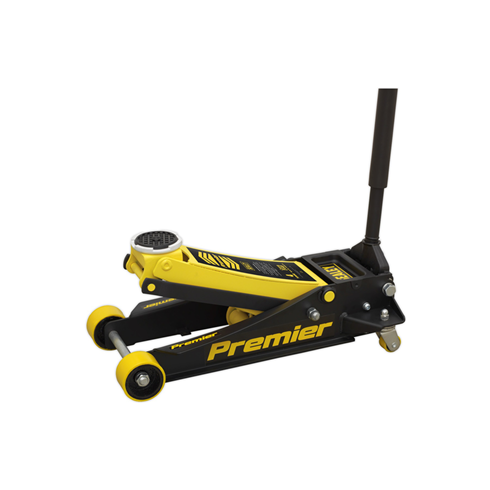 Sealey 4040AY 4tonne Trolley Jack with Rocket Lift - Yellow