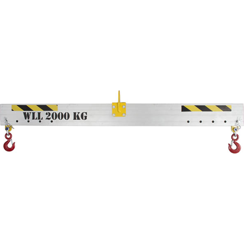 1250kg Adjustable Aluminium Lifting Beam x 3mtr