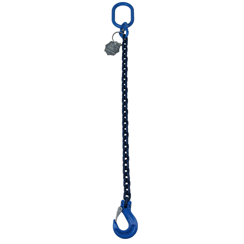 6.7 tonne Grade 100 1Leg Chainsling c/w Latch Hook