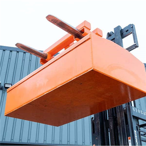 1000kg Fork Mounted Skip Compactor