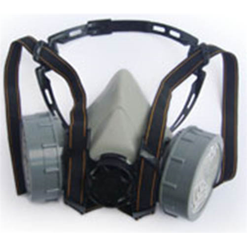 Half Mask Respirator With Adjustable Head Straps