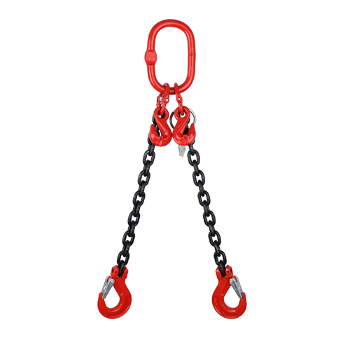 Weissenfel 2.1tonne 2-Leg Chainsling c/w Latch Hooks