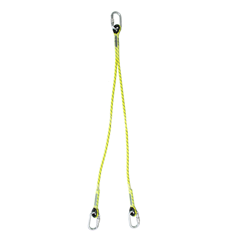 Y Restraint lanyard With karabiners 1m - 2m| Safety Lifting