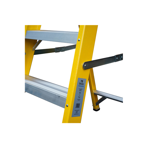 Heavy-Duty Fibreglass Swingback Step Ladders