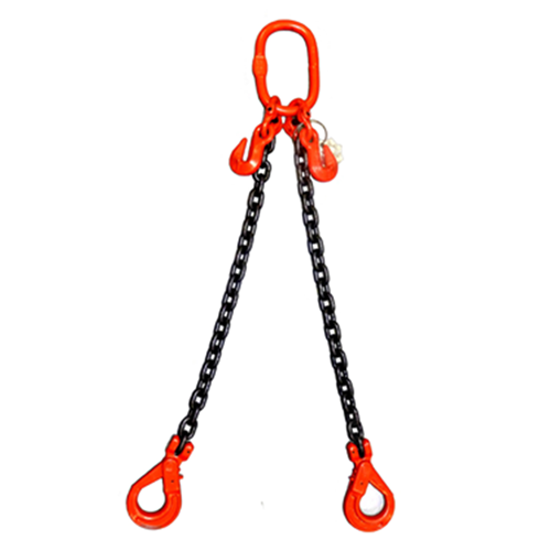 Weissenfel 7.5tonne 2-Leg Chainsling c/w Safety Hooks