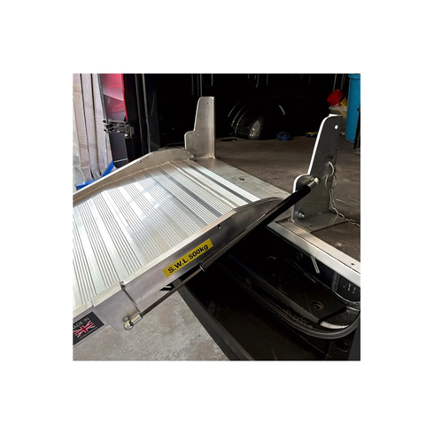 Alloy Ramp Fixed Folding Van Ramp 2.35mtr Length