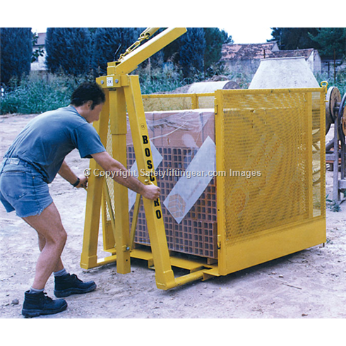 Safety Cage for Crane Forks by Boscaro