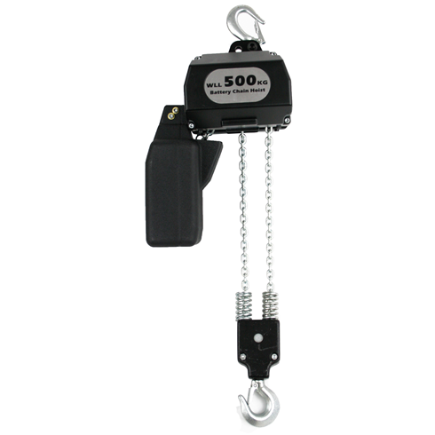 Battery Powered Electric Chain Hoist, 250 KG, Lift 3mtr to 10mtr