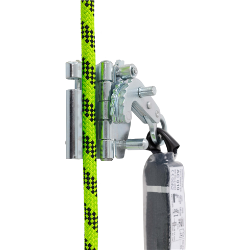 GFAC011 14mm Vertical Safety line with guided fall arrester