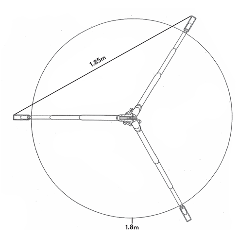 Ridgegear RGR1 Rescue Tripod