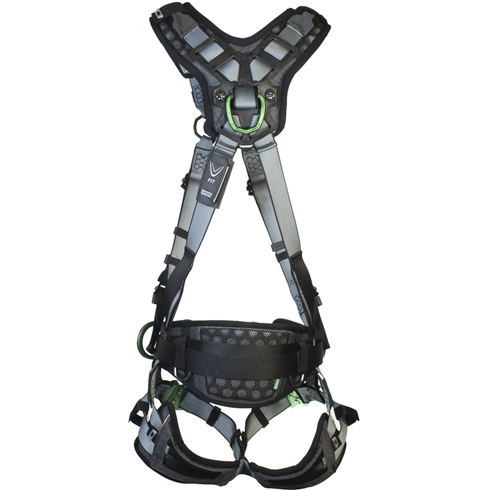 MSA V-FIT Multi-purpose Harness, Shoulder and Leg Padding with Waist Belt