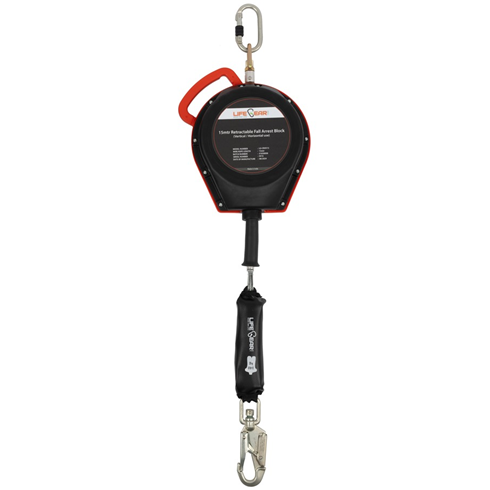 LifeGear Fall Arrest Block for Vertical/Horizontal Use – 7mtr, 10mtr, and 15mtr