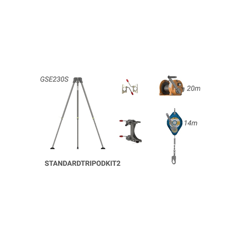 Globestock 14mtr G.Saver II + 20mtr G.Winch Tripod Kit 