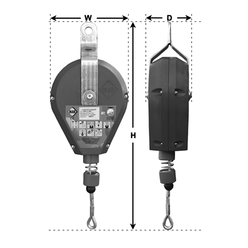 IKAR IKLA16300 16mtr Load Arrestor