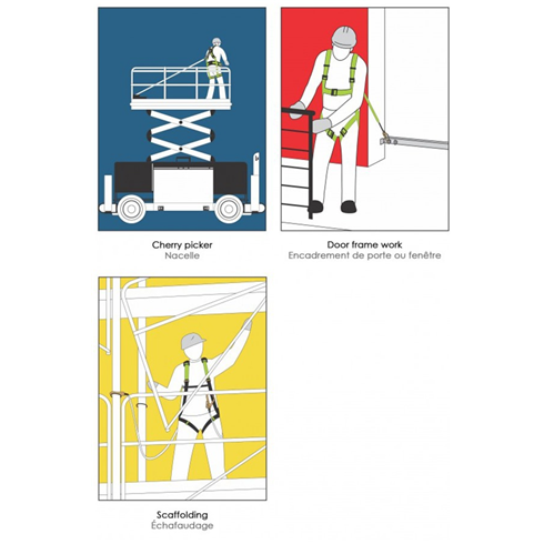 Kratos Safety FA1010800 Single Point Full Safety Harness