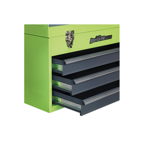 Sealey AP9243BBHV Tool Chest 3 Drawer Portable with Ball-Bearing Slides - Green/Grey