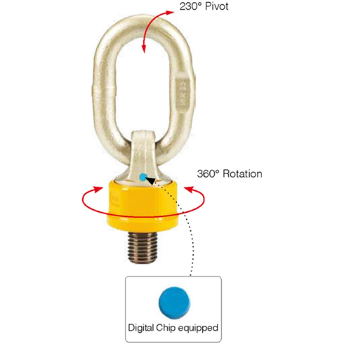 Yoke 8-251 Super Point Swivel Lifting Point Metric Thread