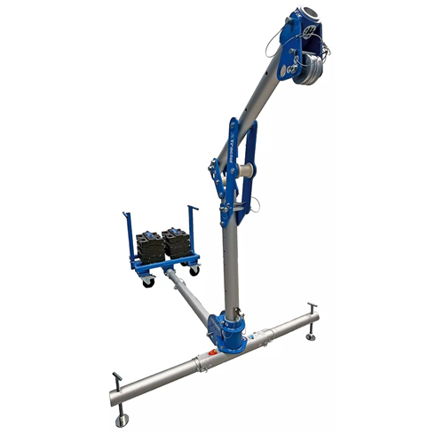 Tractel Davitrac Davit c/w Counterweight Base and Weights