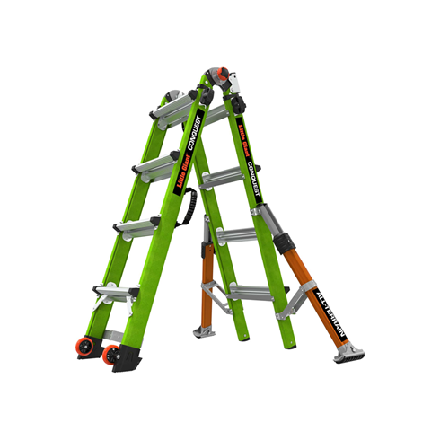 Little Giant Conquest 4-rung Fibreglass All-Terrain Multi-Purpose Ladder