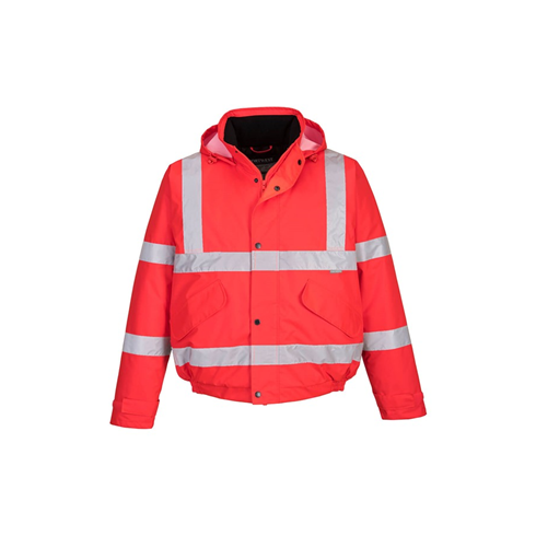 Portwest S463 Hi-Vis Winter Bomber Jacket Red