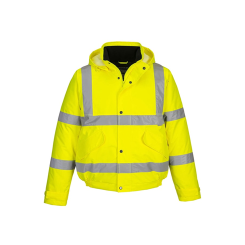 Portwest S463 Hi-Vis Winter Bomber Jacket Yellow