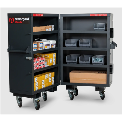 Armorgard FC5 FittingStor Mobile Site Cabinet Bi-fold Design