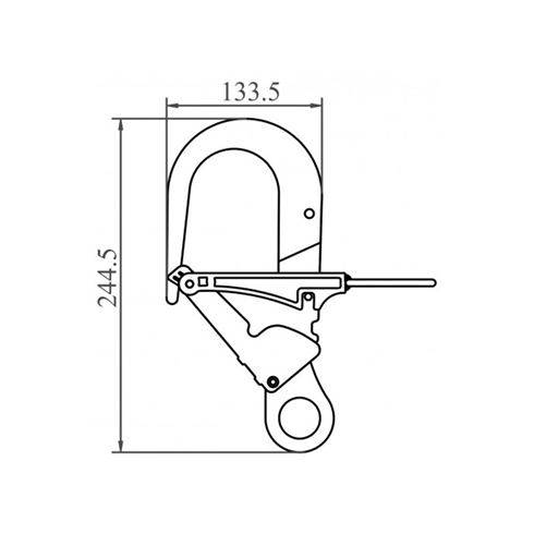 Kratos Safety FA6001602 Anchorage Hook for Telescopic Pole