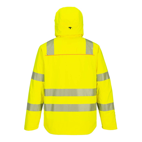 Portwest DX462 Hi-Vis Rain Jacket Yellow