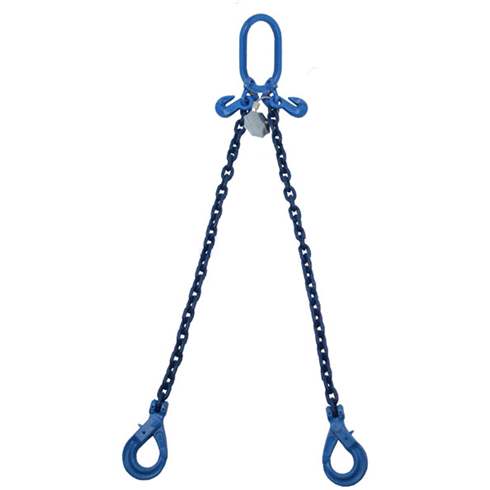 14 tonne Grade 100 2Leg Chainsling c/w Safety Hooks